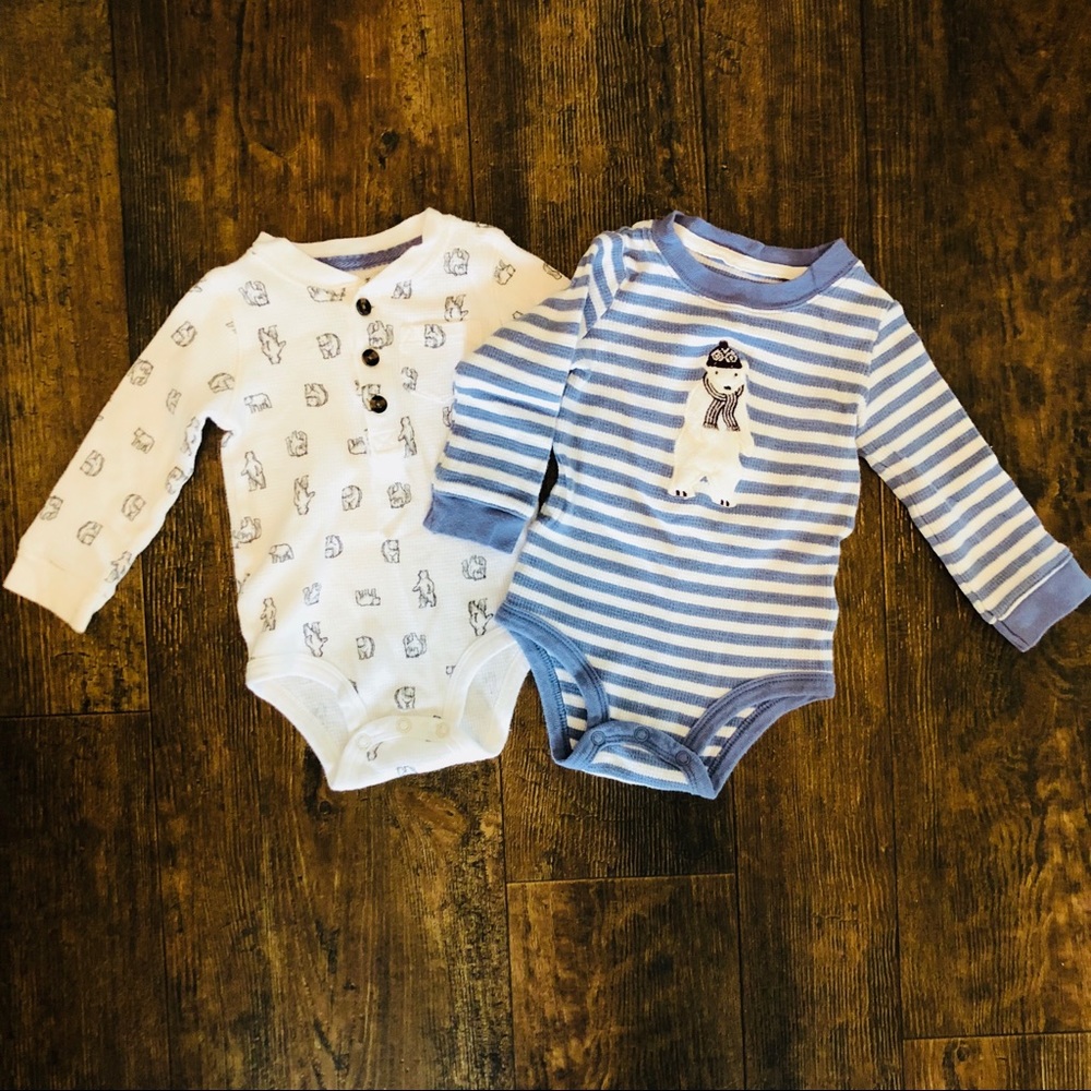 Carter’s Polar Bear Thermal Bodysuits